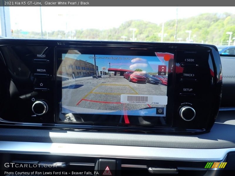 Glacier White Pearl / Black 2021 Kia K5 GT-Line