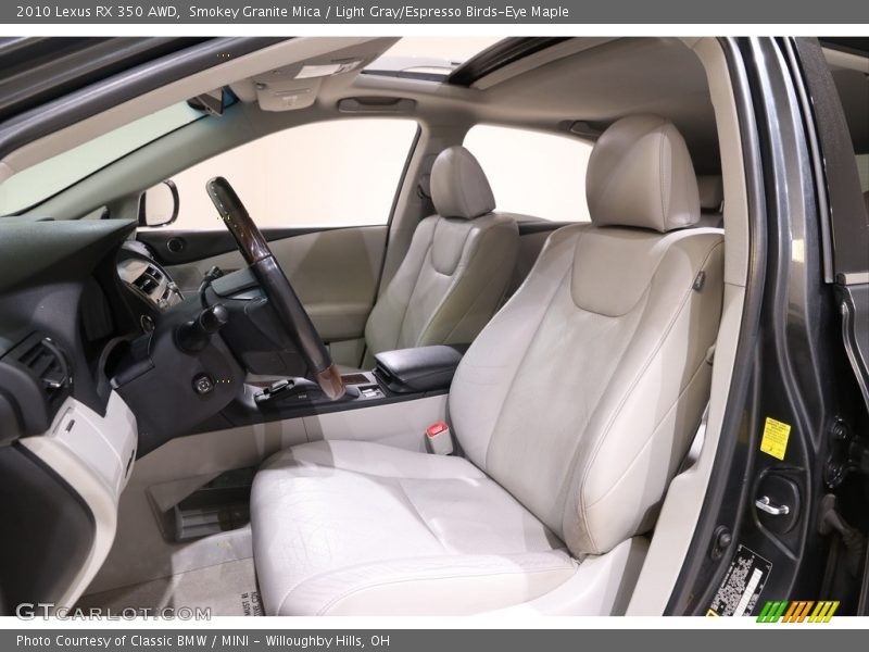 Smokey Granite Mica / Light Gray/Espresso Birds-Eye Maple 2010 Lexus RX 350 AWD