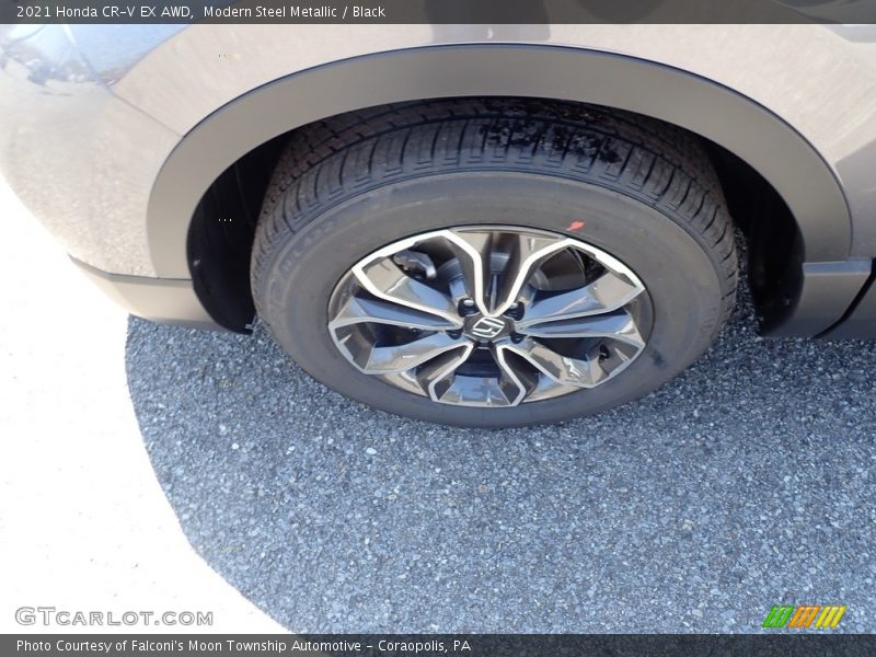 Modern Steel Metallic / Black 2021 Honda CR-V EX AWD