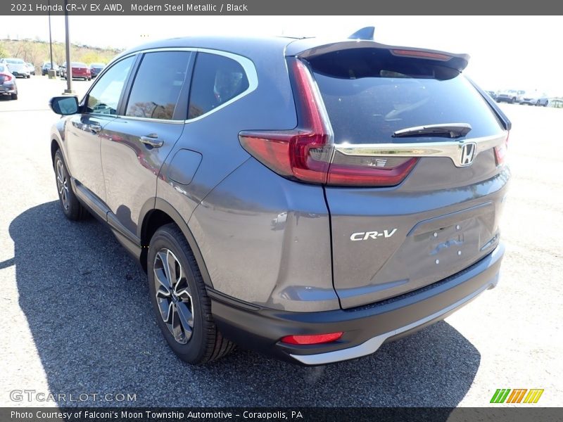 Modern Steel Metallic / Black 2021 Honda CR-V EX AWD