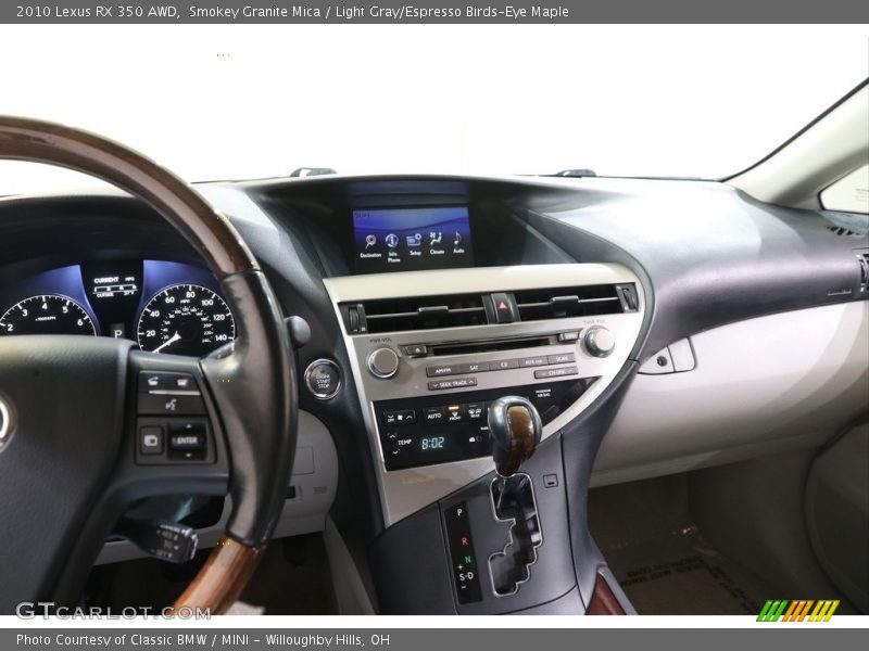 Smokey Granite Mica / Light Gray/Espresso Birds-Eye Maple 2010 Lexus RX 350 AWD