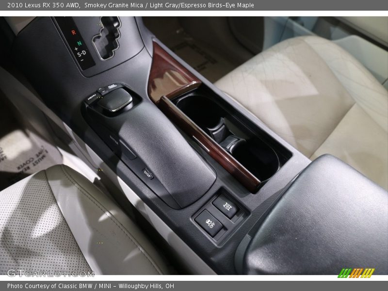 Smokey Granite Mica / Light Gray/Espresso Birds-Eye Maple 2010 Lexus RX 350 AWD