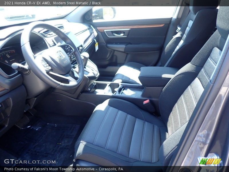 Modern Steel Metallic / Black 2021 Honda CR-V EX AWD