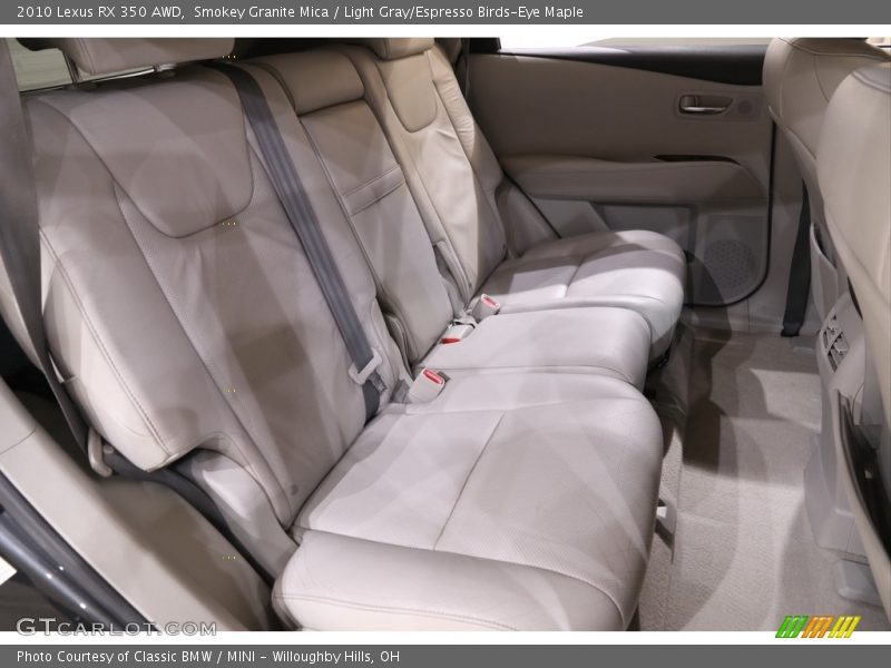 Smokey Granite Mica / Light Gray/Espresso Birds-Eye Maple 2010 Lexus RX 350 AWD