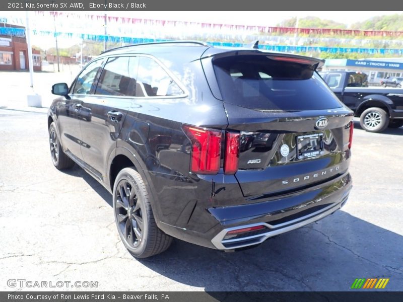 Ebony Black / Black 2021 Kia Sorento SX AWD