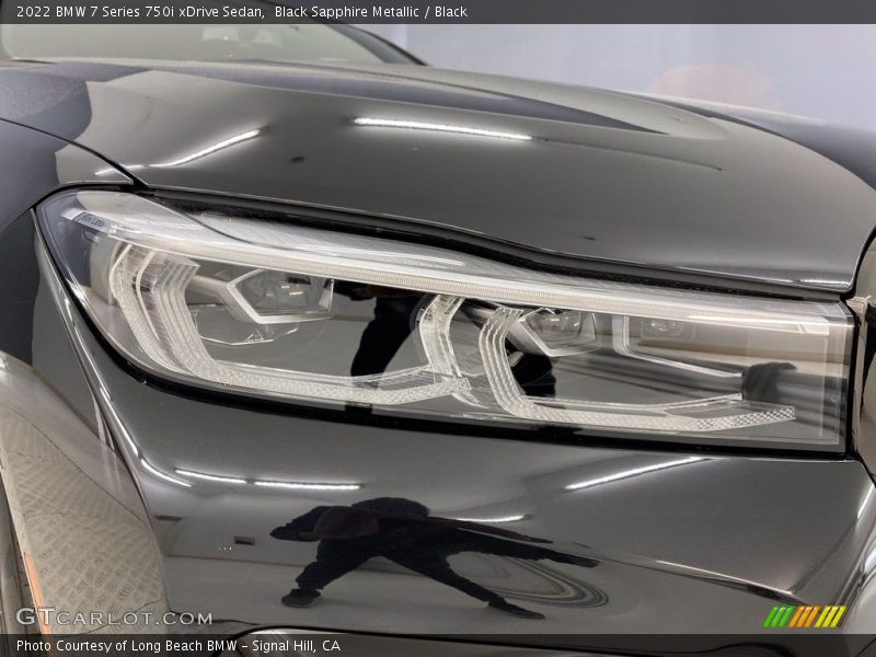 Black Sapphire Metallic / Black 2022 BMW 7 Series 750i xDrive Sedan