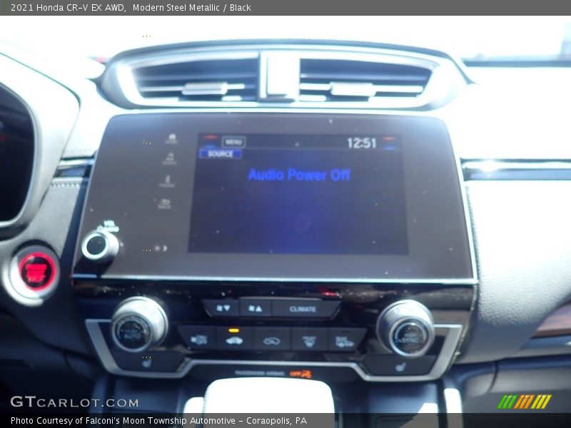 Modern Steel Metallic / Black 2021 Honda CR-V EX AWD