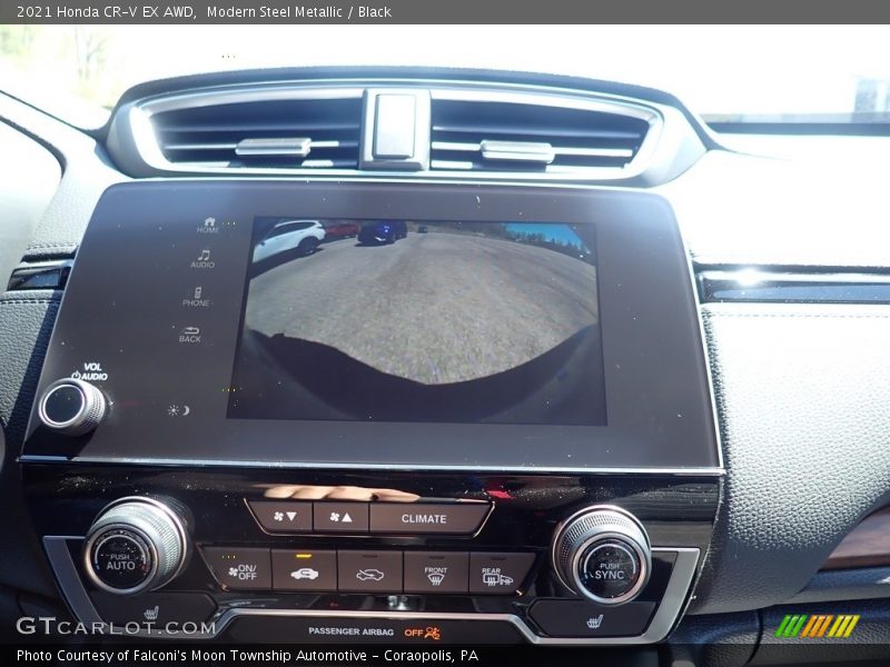 Modern Steel Metallic / Black 2021 Honda CR-V EX AWD