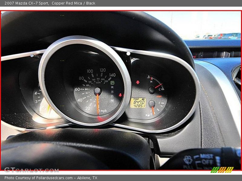 Copper Red Mica / Black 2007 Mazda CX-7 Sport