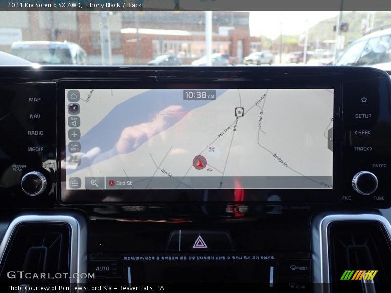 Navigation of 2021 Sorento SX AWD