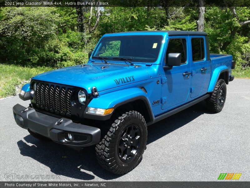 Hydro Blue Pearl / Black 2021 Jeep Gladiator Willys 4x4