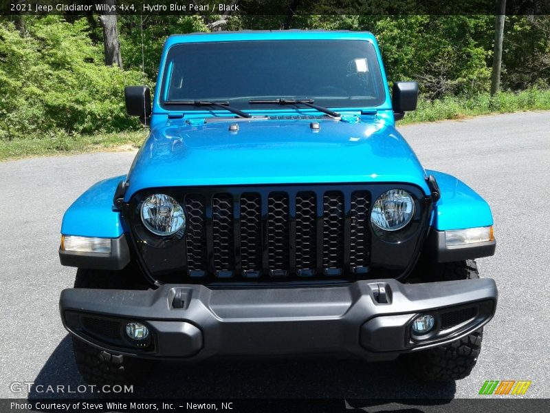 Hydro Blue Pearl / Black 2021 Jeep Gladiator Willys 4x4