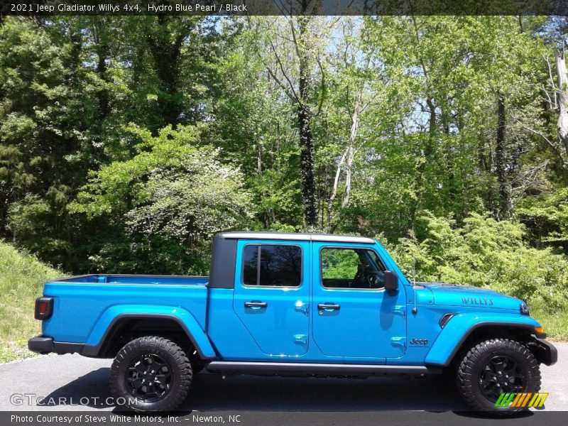 Hydro Blue Pearl / Black 2021 Jeep Gladiator Willys 4x4