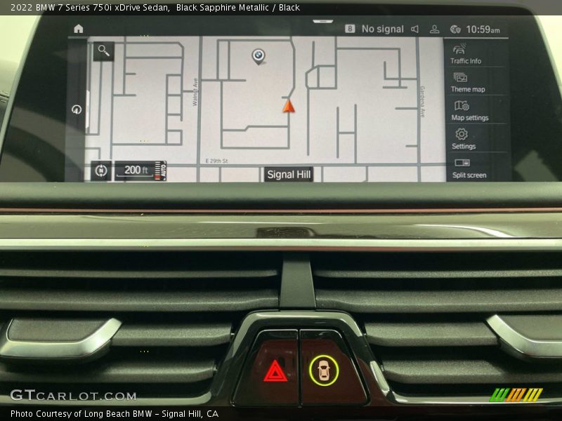Navigation of 2022 7 Series 750i xDrive Sedan