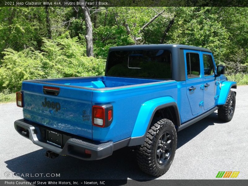 Hydro Blue Pearl / Black 2021 Jeep Gladiator Willys 4x4