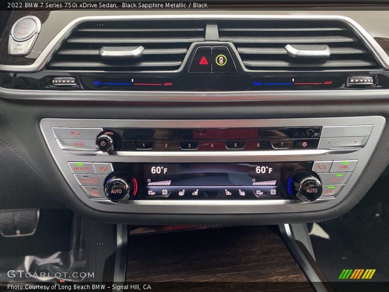 Controls of 2022 7 Series 750i xDrive Sedan