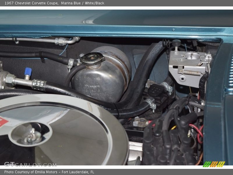 Marina Blue / White/Black 1967 Chevrolet Corvette Coupe