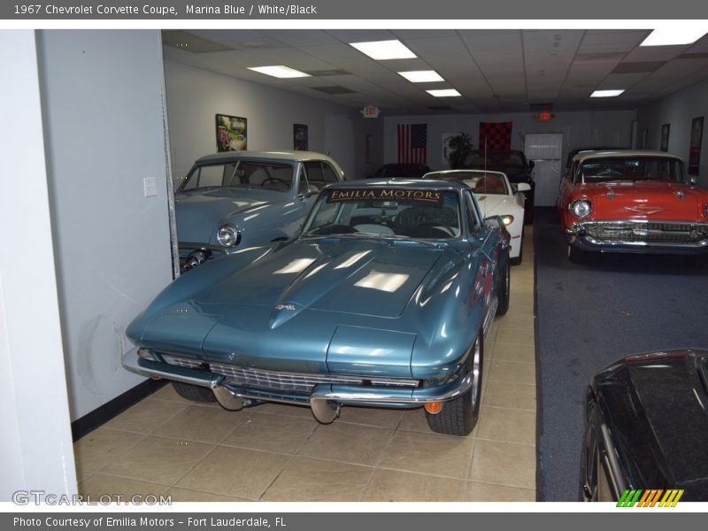 Marina Blue / White/Black 1967 Chevrolet Corvette Coupe