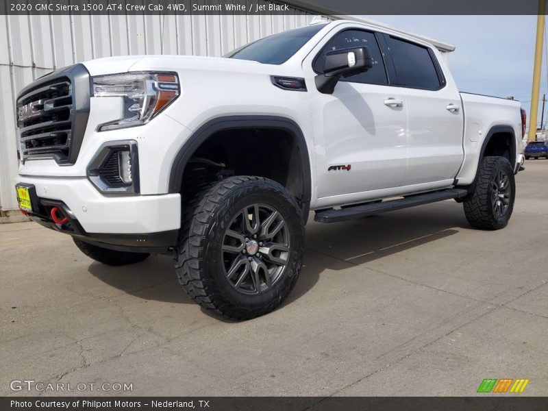 Summit White / Jet Black 2020 GMC Sierra 1500 AT4 Crew Cab 4WD