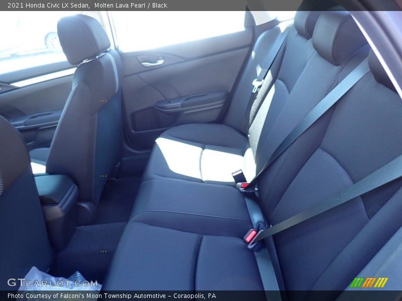 Molten Lava Pearl / Black 2021 Honda Civic LX Sedan