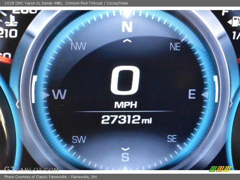 Crimson Red Tintcoat / Cocoa/Shale 2018 GMC Yukon XL Denali 4WD