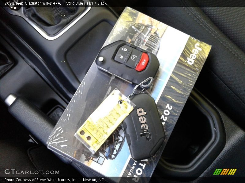 Hydro Blue Pearl / Black 2021 Jeep Gladiator Willys 4x4
