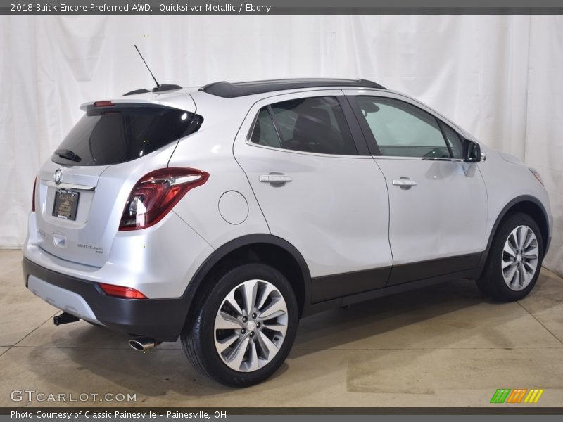 Quicksilver Metallic / Ebony 2018 Buick Encore Preferred AWD
