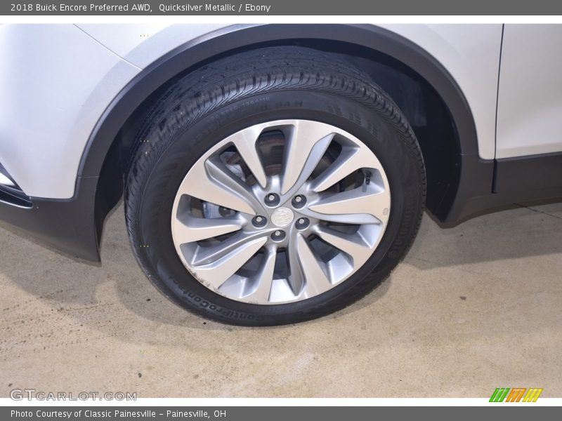 Quicksilver Metallic / Ebony 2018 Buick Encore Preferred AWD