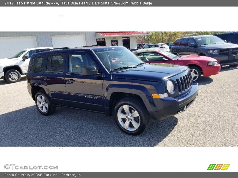 True Blue Pearl / Dark Slate Gray/Light Pebble Beige 2012 Jeep Patriot Latitude 4x4