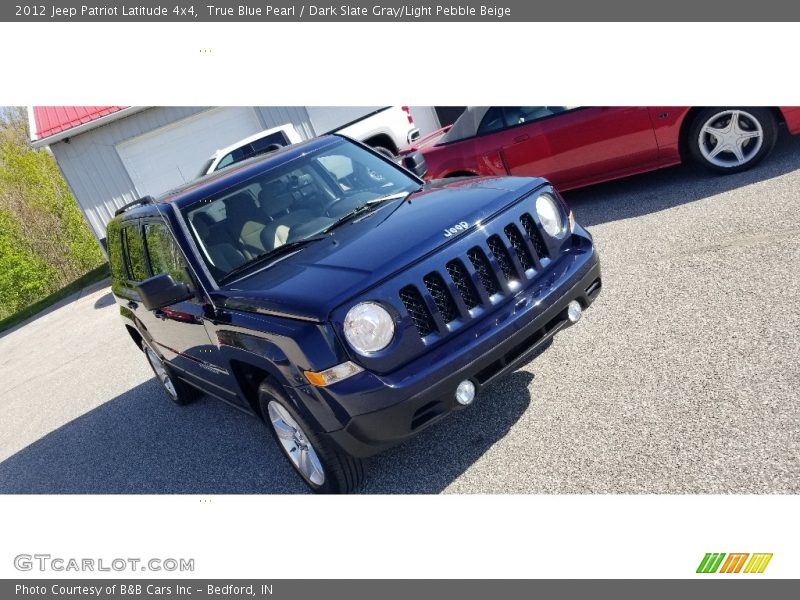 True Blue Pearl / Dark Slate Gray/Light Pebble Beige 2012 Jeep Patriot Latitude 4x4