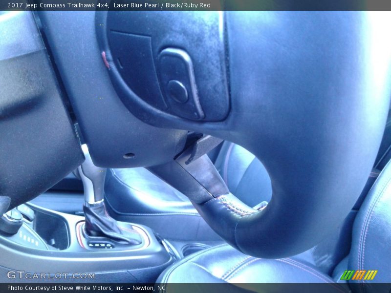 Laser Blue Pearl / Black/Ruby Red 2017 Jeep Compass Trailhawk 4x4