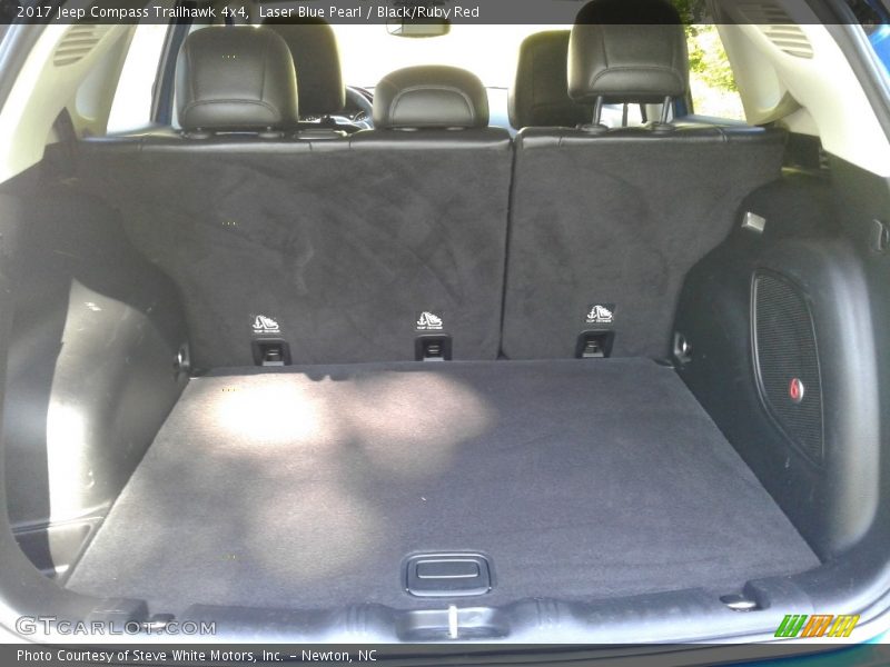 Laser Blue Pearl / Black/Ruby Red 2017 Jeep Compass Trailhawk 4x4