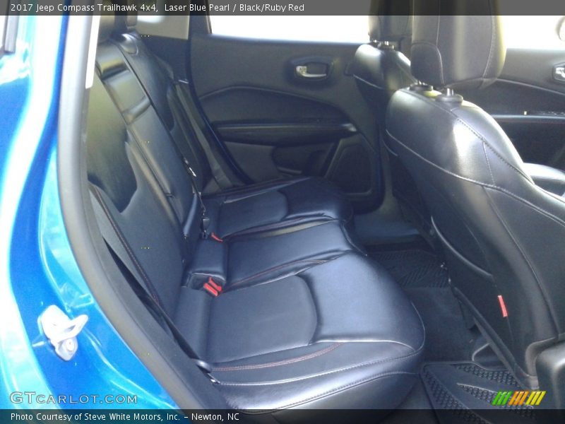 Laser Blue Pearl / Black/Ruby Red 2017 Jeep Compass Trailhawk 4x4