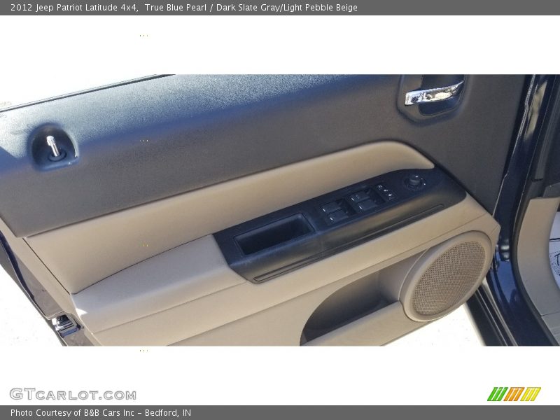 True Blue Pearl / Dark Slate Gray/Light Pebble Beige 2012 Jeep Patriot Latitude 4x4