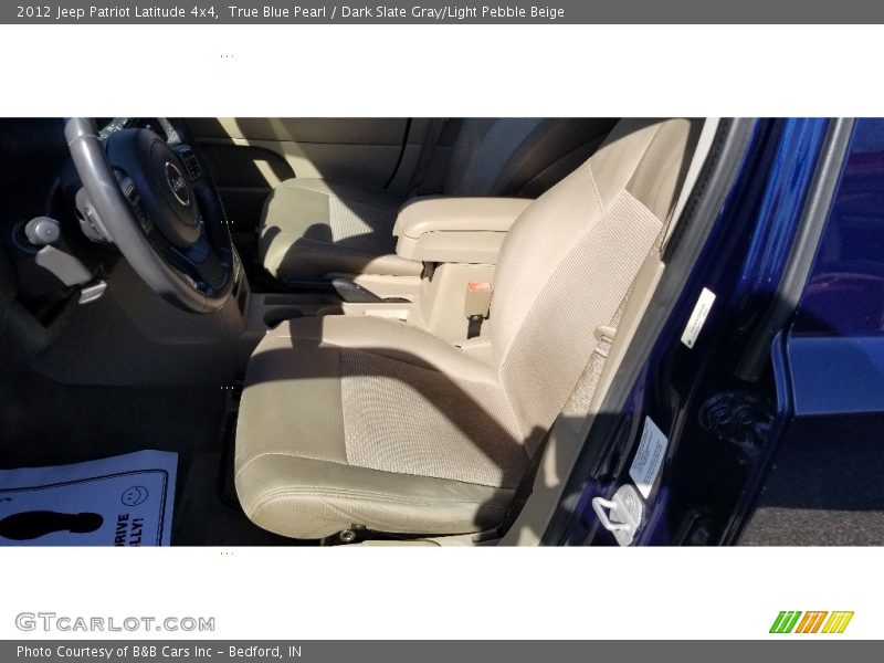 True Blue Pearl / Dark Slate Gray/Light Pebble Beige 2012 Jeep Patriot Latitude 4x4