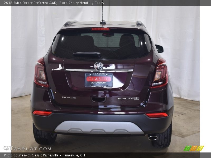 Black Cherry Metallic / Ebony 2018 Buick Encore Preferred AWD