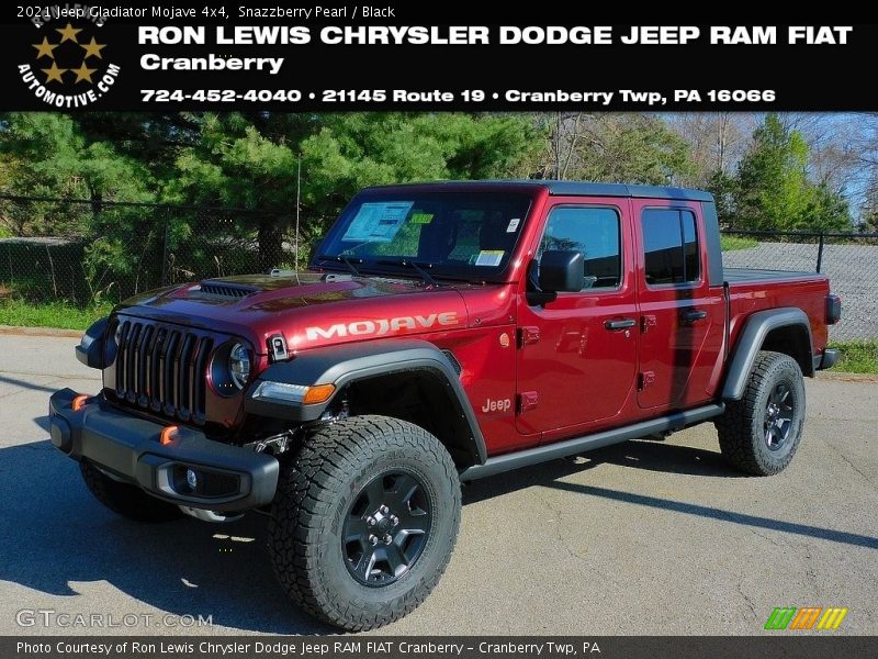 Snazzberry Pearl / Black 2021 Jeep Gladiator Mojave 4x4