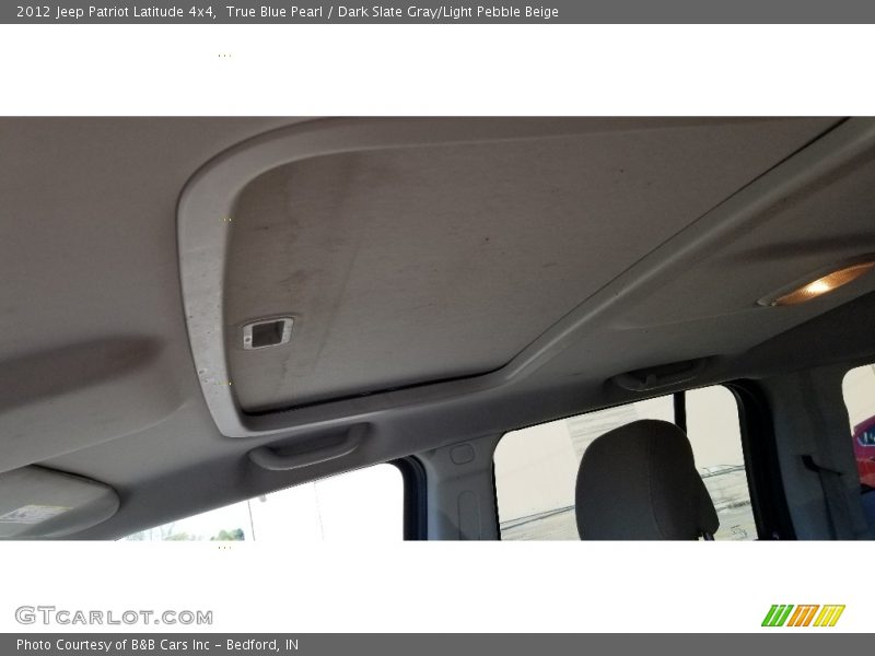 True Blue Pearl / Dark Slate Gray/Light Pebble Beige 2012 Jeep Patriot Latitude 4x4