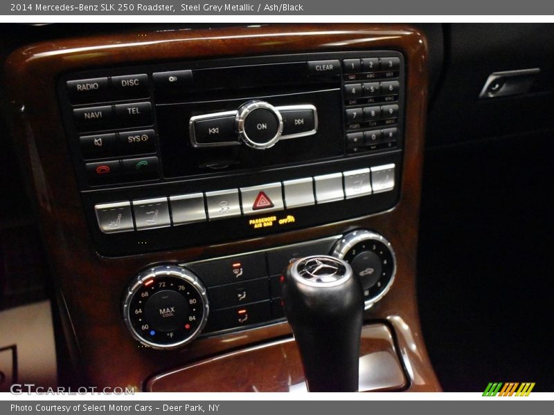 Steel Grey Metallic / Ash/Black 2014 Mercedes-Benz SLK 250 Roadster