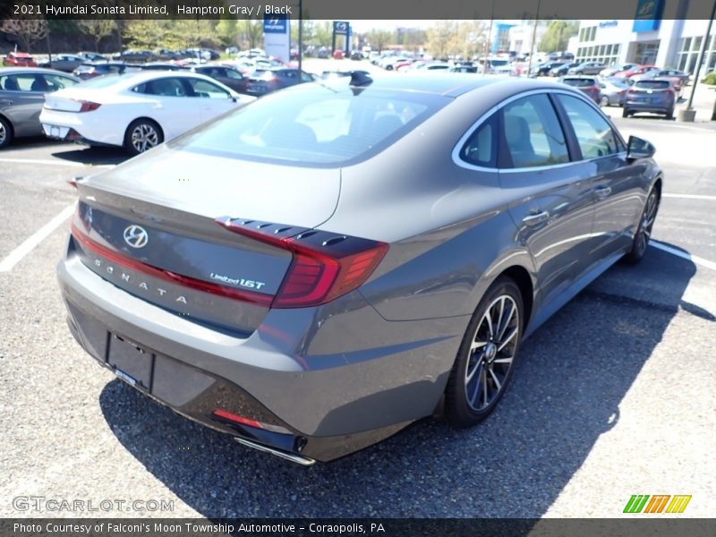 Hampton Gray / Black 2021 Hyundai Sonata Limited