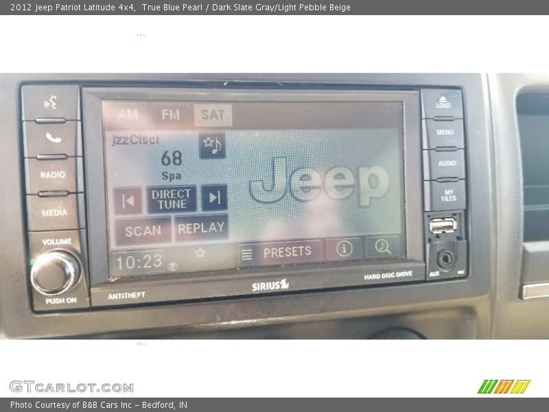 True Blue Pearl / Dark Slate Gray/Light Pebble Beige 2012 Jeep Patriot Latitude 4x4