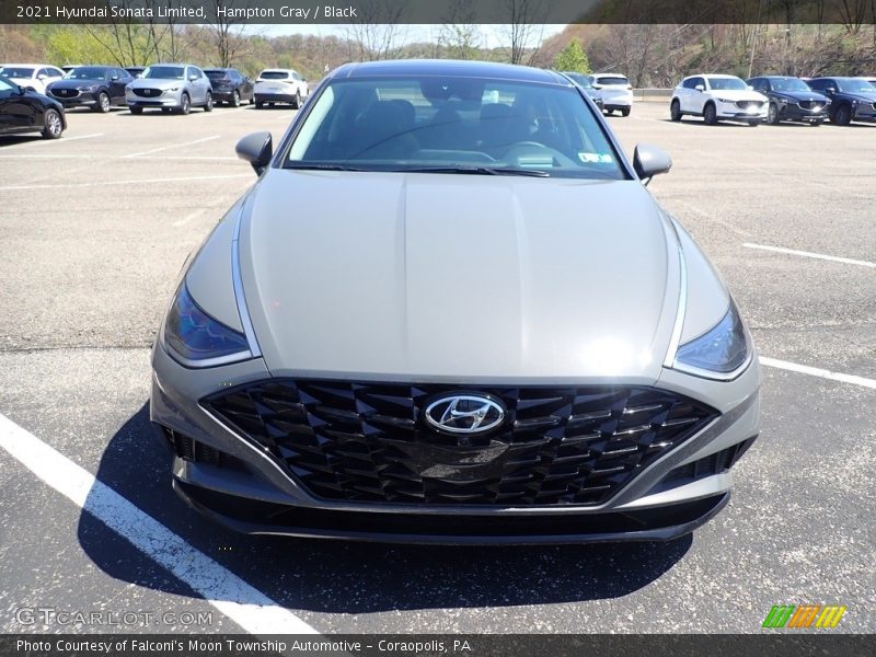 Hampton Gray / Black 2021 Hyundai Sonata Limited