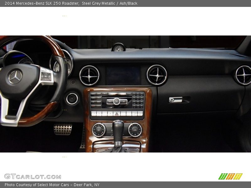 Steel Grey Metallic / Ash/Black 2014 Mercedes-Benz SLK 250 Roadster