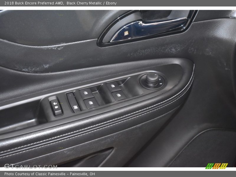 Black Cherry Metallic / Ebony 2018 Buick Encore Preferred AWD