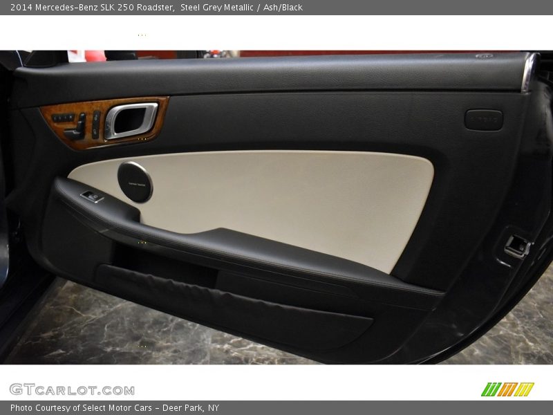 Steel Grey Metallic / Ash/Black 2014 Mercedes-Benz SLK 250 Roadster