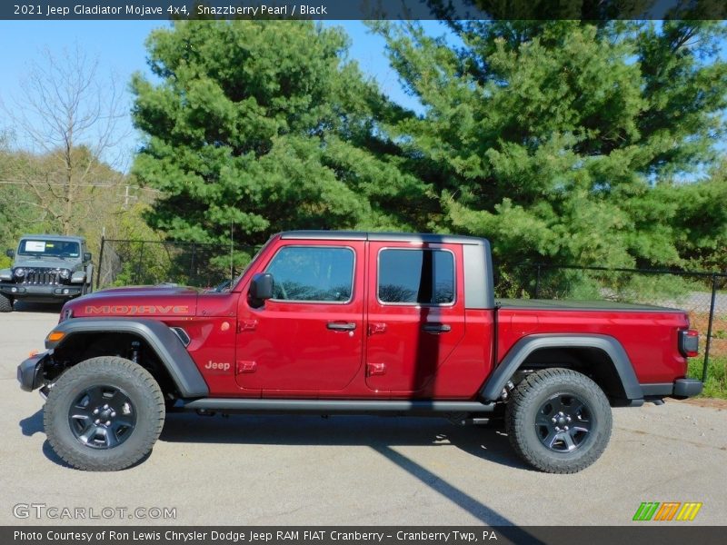 Snazzberry Pearl / Black 2021 Jeep Gladiator Mojave 4x4