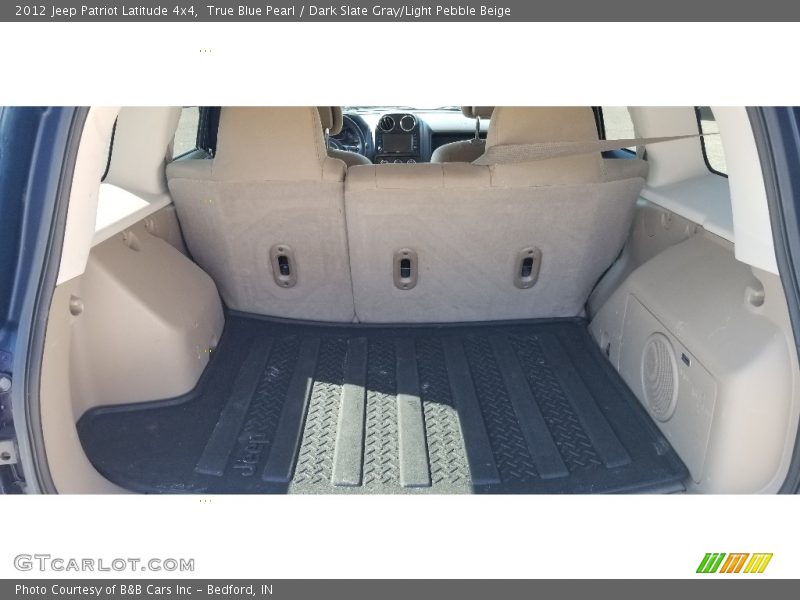 True Blue Pearl / Dark Slate Gray/Light Pebble Beige 2012 Jeep Patriot Latitude 4x4