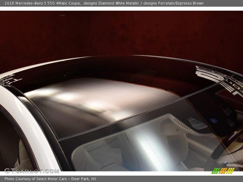 designo Diamond White Metallic / designo Porcelain/Espresso Brown 2016 Mercedes-Benz S 550 4Matic Coupe