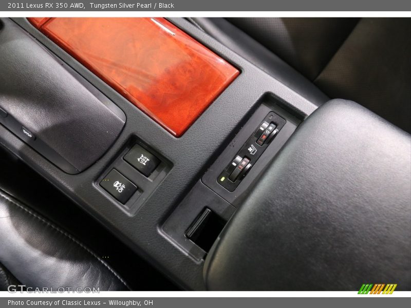 Tungsten Silver Pearl / Black 2011 Lexus RX 350 AWD