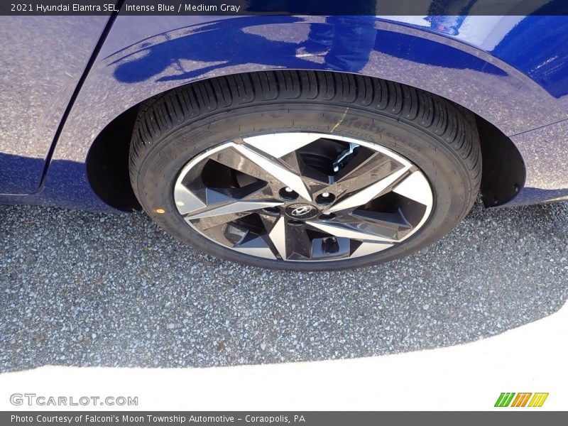 Intense Blue / Medium Gray 2021 Hyundai Elantra SEL